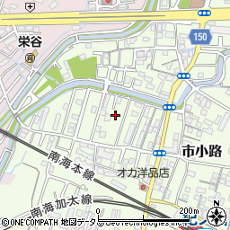 和歌山県和歌山市市小路102周辺の地図