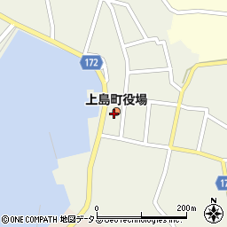 上島町弓削総合支所周辺の地図