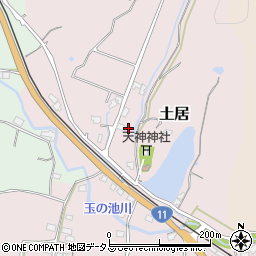 香川県東かがわ市土居531周辺の地図