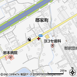 香川県丸亀市郡家町2512-1周辺の地図