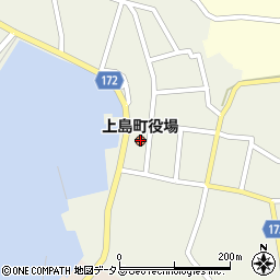 愛媛県越智郡上島町周辺の地図