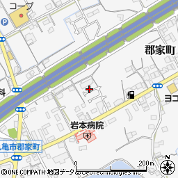 香川県丸亀市郡家町2668周辺の地図