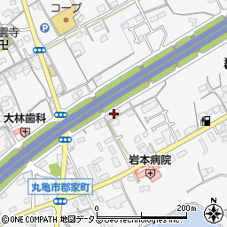 香川県丸亀市郡家町2690-1周辺の地図