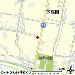 香川県木田郡三木町下高岡1727周辺の地図