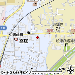 和歌山県岩出市高塚231周辺の地図