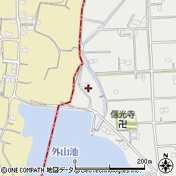 香川県木田郡三木町田中2040周辺の地図