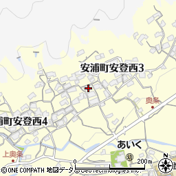 広島県呉市安浦町安登西3丁目9-12周辺の地図