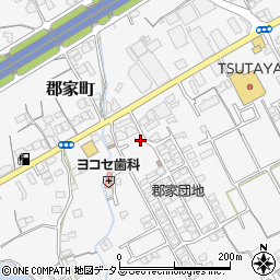 香川県丸亀市郡家町2043周辺の地図