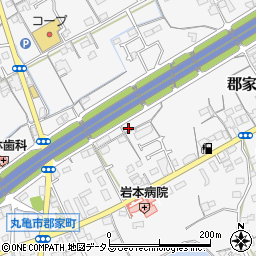 香川県丸亀市郡家町2671-5周辺の地図