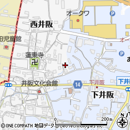 和歌山県紀の川市西井阪104周辺の地図