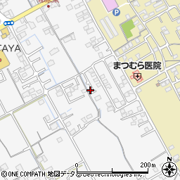 香川県丸亀市郡家町1770-8周辺の地図