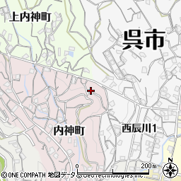 広島県呉市内神町21-23周辺の地図