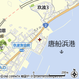 島田清カキ作業所周辺の地図