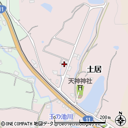 香川県東かがわ市土居607周辺の地図