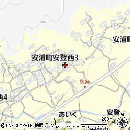 広島県呉市安浦町安登西3丁目11-34周辺の地図