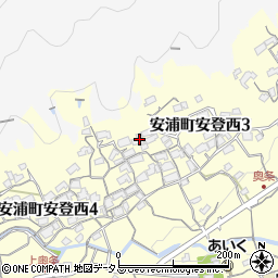 広島県呉市安浦町安登西3丁目9-21周辺の地図