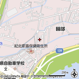 和歌山県和歌山市園部1130周辺の地図