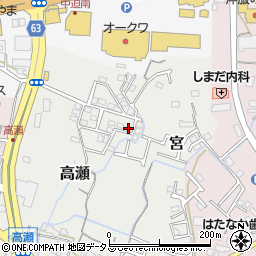 和歌山県岩出市高瀬17周辺の地図