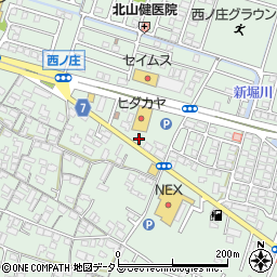 和歌山北警察署西庄交番周辺の地図