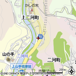 広島県呉市上二河町2周辺の地図