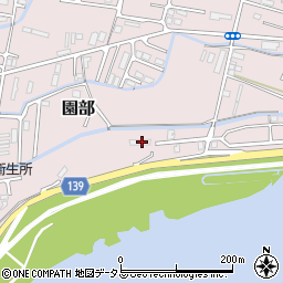 和歌山県和歌山市園部1322周辺の地図