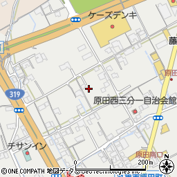 香川県丸亀市原田町1773-5周辺の地図