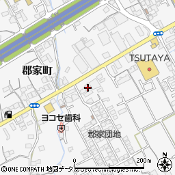 香川県丸亀市郡家町2048-1周辺の地図