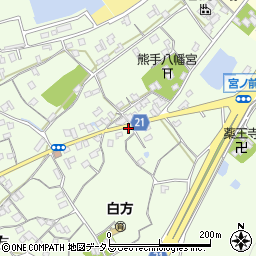 香川県仲多度郡多度津町西白方190周辺の地図