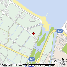 与田川周辺の地図