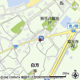 香川県仲多度郡多度津町西白方184-4周辺の地図