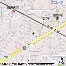 和歌山県和歌山市栄谷258-5周辺の地図