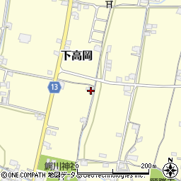 香川県木田郡三木町下高岡1709周辺の地図
