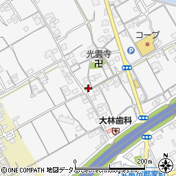 香川県丸亀市郡家町3022-1周辺の地図