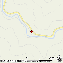 奈良県五條市西吉野町勢井267周辺の地図