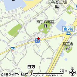 香川県仲多度郡多度津町西白方193-1周辺の地図