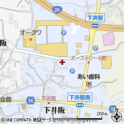 下井阪簡易郵便局周辺の地図