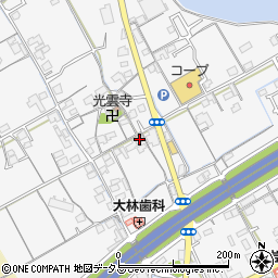 香川県丸亀市郡家町3065-2周辺の地図