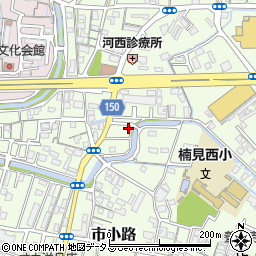 和歌山県和歌山市市小路282-22周辺の地図