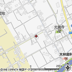 香川県丸亀市郡家町2793-8周辺の地図