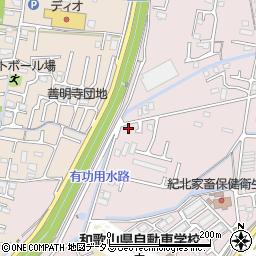 和歌山県和歌山市園部1167周辺の地図