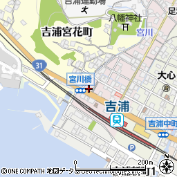 広島県呉市吉浦本町1丁目4-2周辺の地図