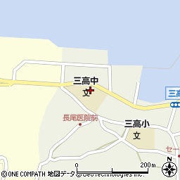 江田島市立三高中学校周辺の地図