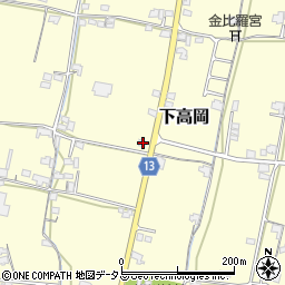 香川県木田郡三木町下高岡1593周辺の地図
