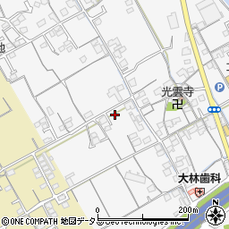 香川県丸亀市郡家町2793-2周辺の地図