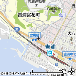 広島県呉市吉浦本町1丁目4周辺の地図