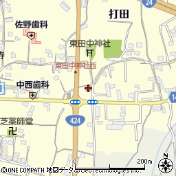 セブンイレブン紀の川打田店周辺の地図