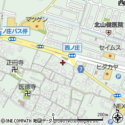 和歌山市　地域包括支援センター西脇周辺の地図