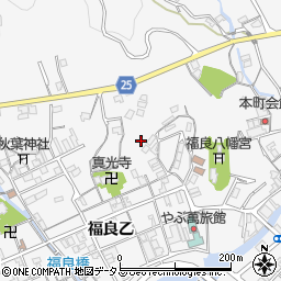 兵庫県南あわじ市福良周辺の地図