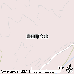 山口県下関市豊田町大字今出周辺の地図