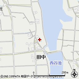 香川県木田郡三木町田中2449周辺の地図
